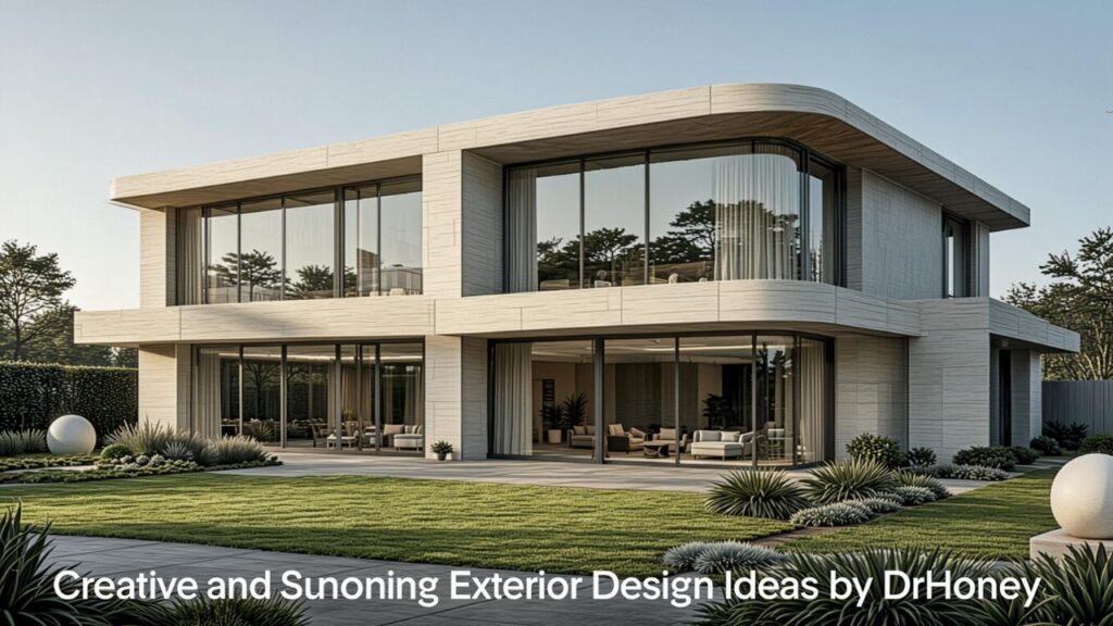 Creative and Stunning Exterior Design Ideas by DrHomey