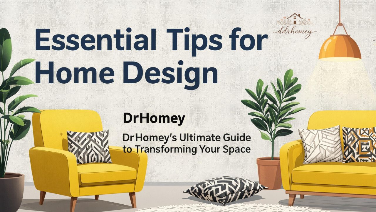 Essential Tips for Home Design: DrHomey’s Ultimate Guide to Transforming Your Space