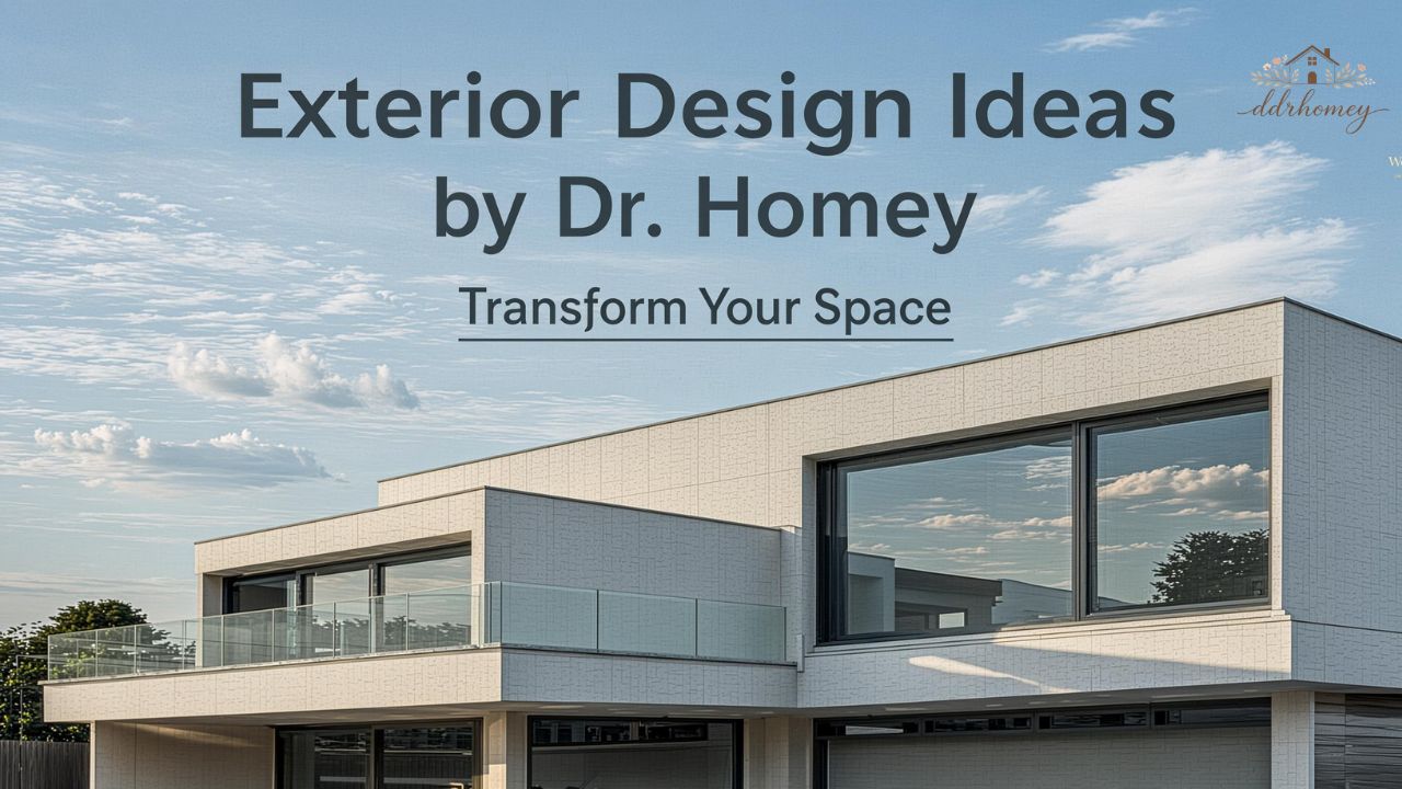 Exterior Design Ideas by Dr. Homey: Transform Your Space