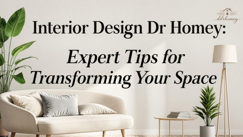 Interior Design Dr Homey: Expert Tips for Transforming Your Space