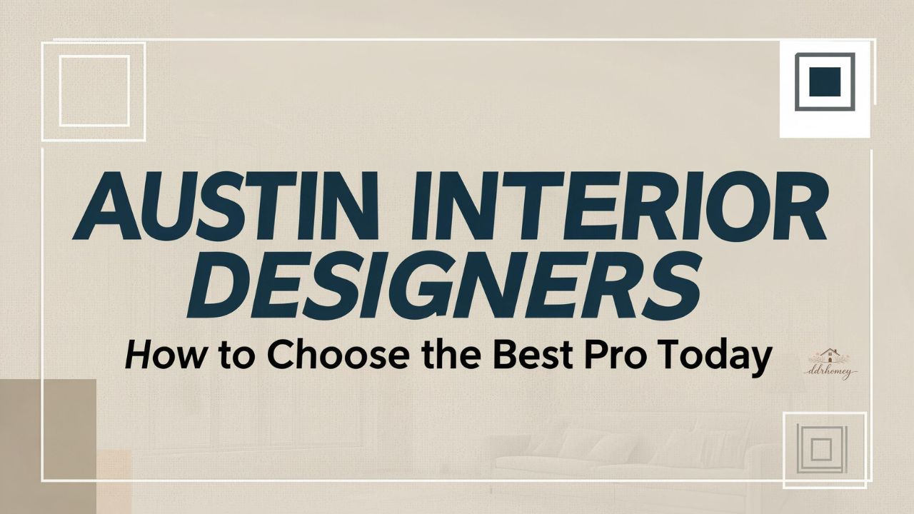 Austin interior designers: How to Choose the Best Pro Today