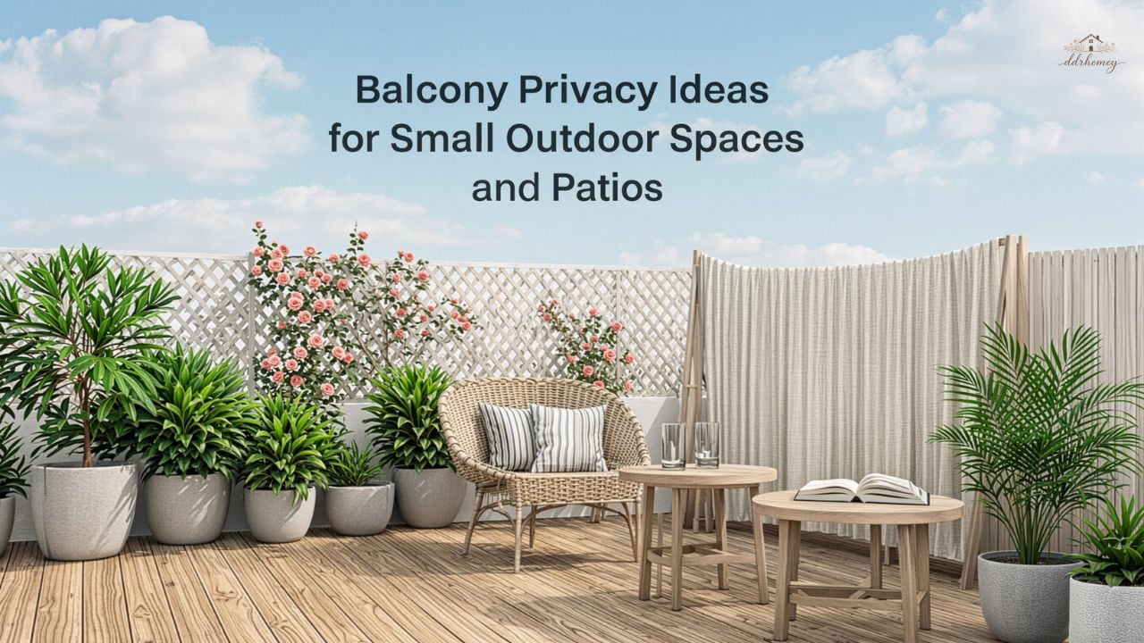 Balcony Privacy Ideas for Small Outdoor Spaces and Patios