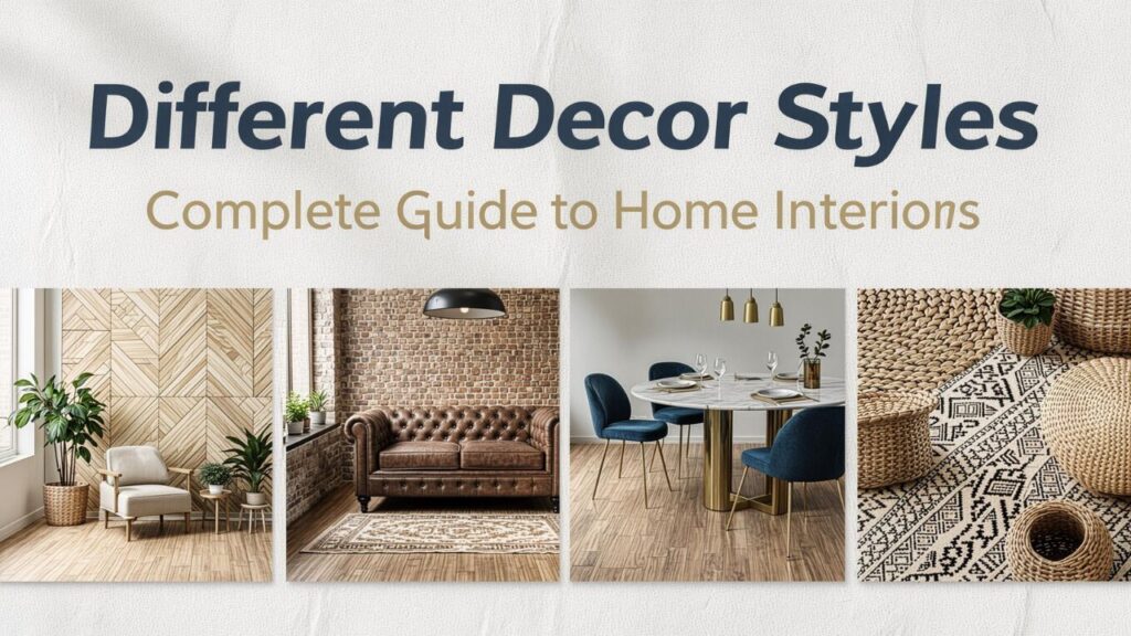 Different Decor Styles: Complete Guide to Home Interiors