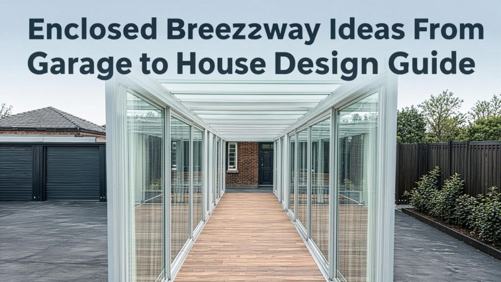 Enclosed Breezeway Ideas From Garage to House Design Guide