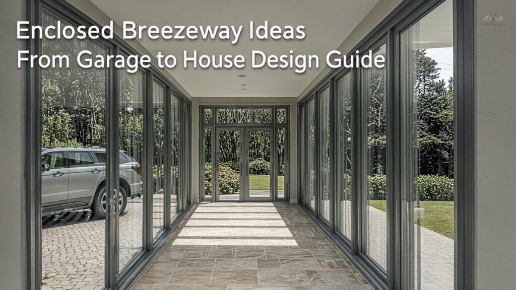 Enclosed Breezeway Ideas From Garage to House Design Guide