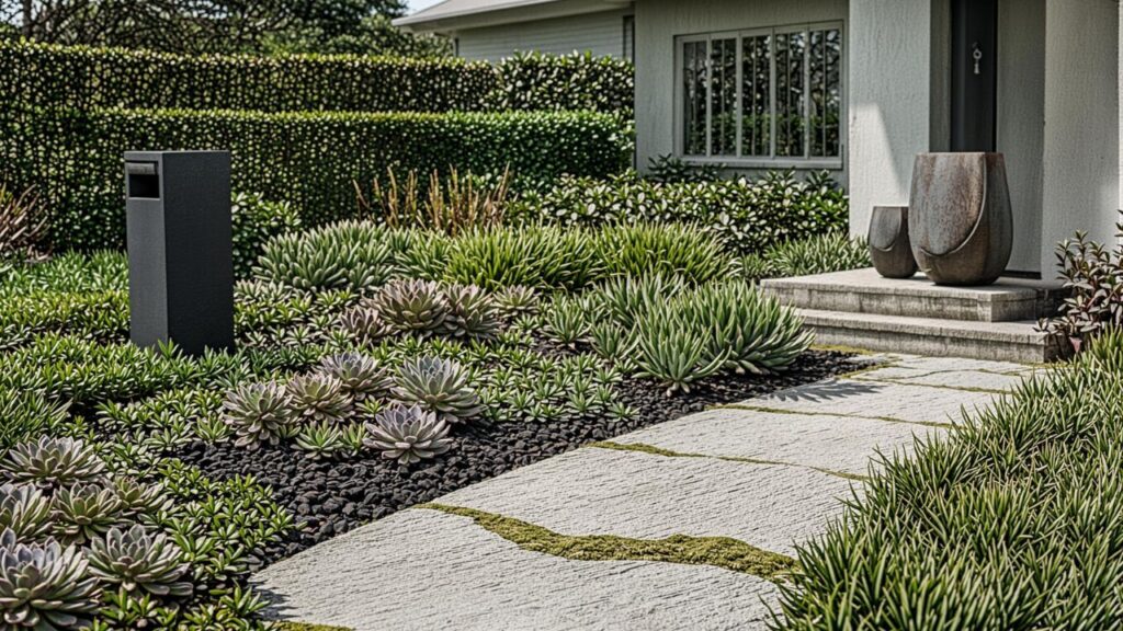 Front Yard Succulent Garden Ideas for Stylish Curb Appeal