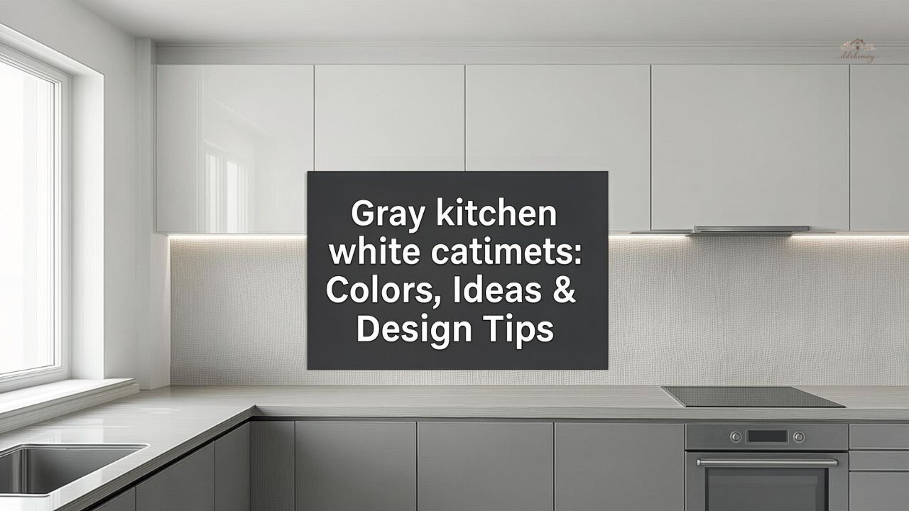 Gray kitchen white cabinets: Colors, Ideas & Design Tips