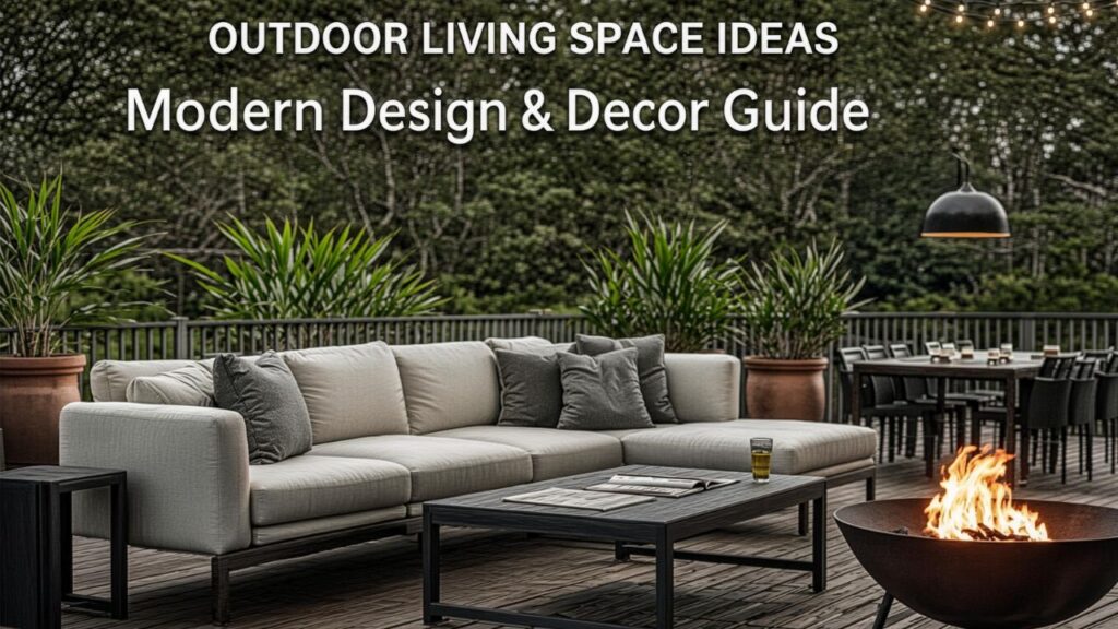 Modern Outdoor Living Space Ideas: Design and Decor Guide