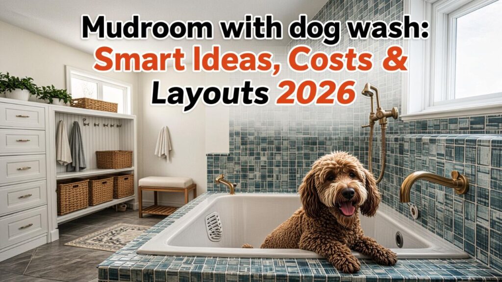 Mudroom with dog wash: Smart Ideas, Costs & Layouts 2026