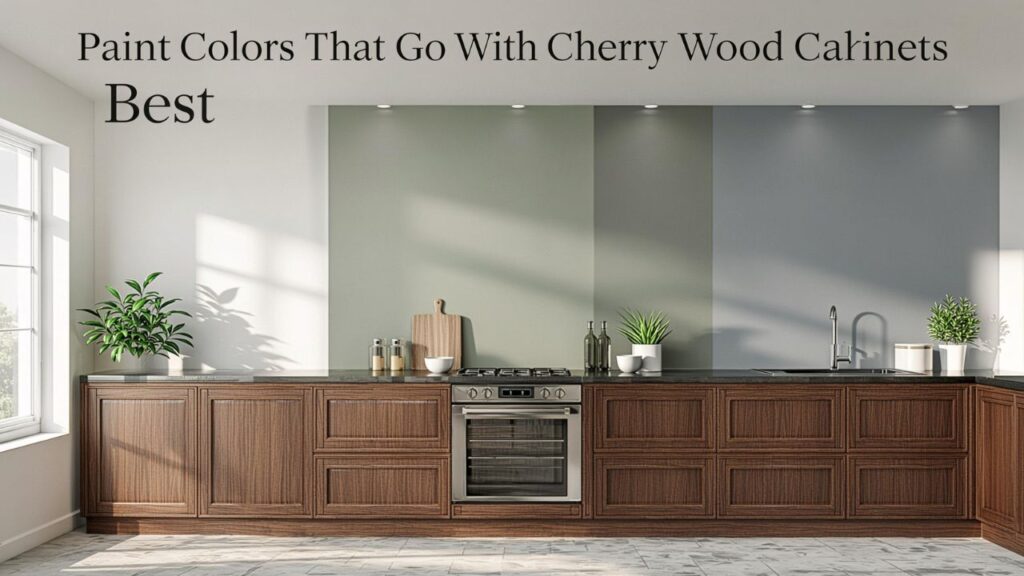 Paint Colors That Go With Cherry Wood Cabinets Best