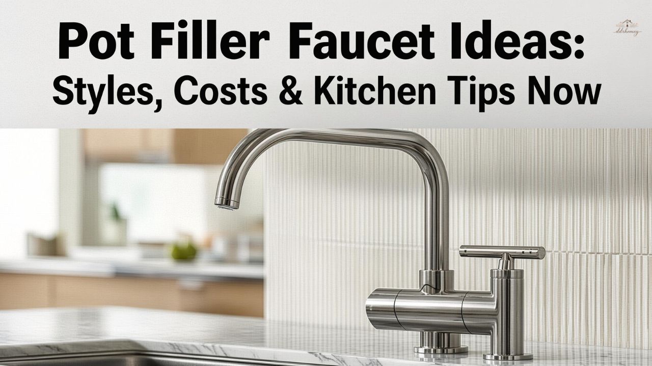 Pot Filler Faucet Ideas: Styles, Costs & Kitchen Tips Now