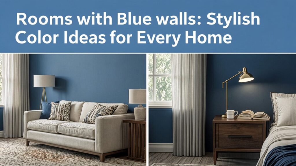 Rooms with blue walls: Stylish Color Ideas for Every Home