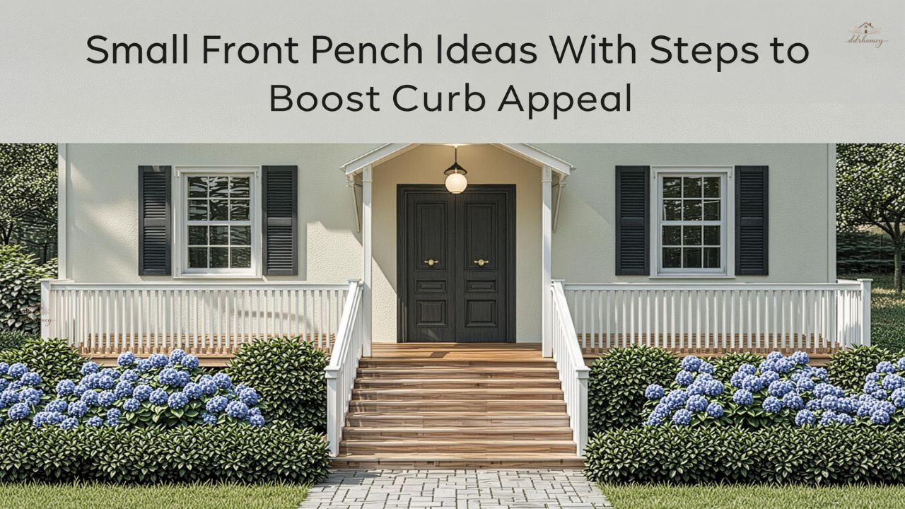 Small Front Porch Ideas With Steps to Boost Curb Appeal