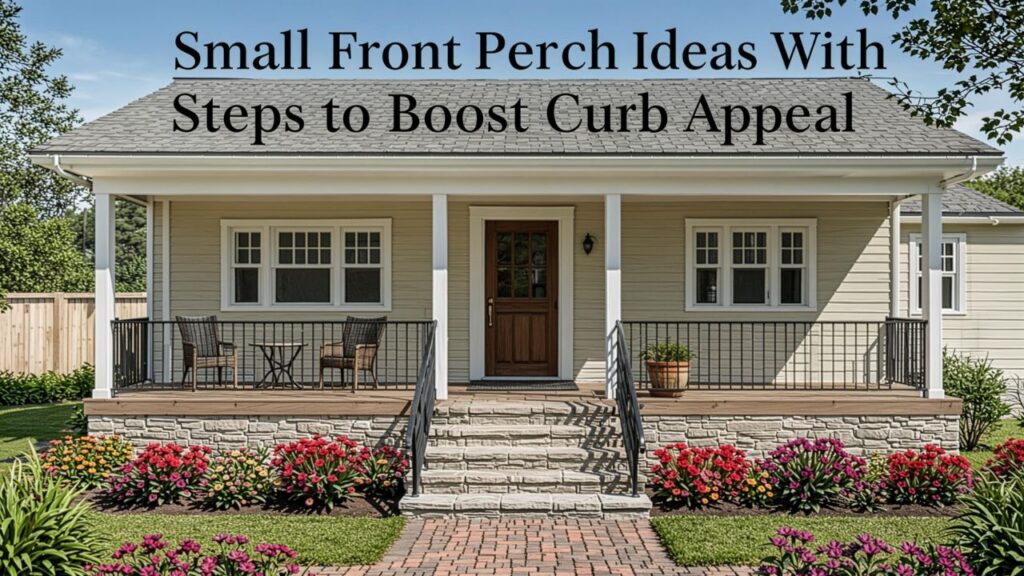Small Front Porch Ideas With Steps to Boost Curb Appeal