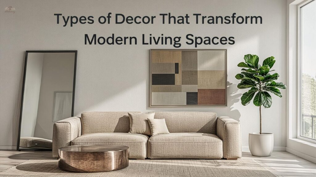 Types of Decor That Transform Modern Living Spaces