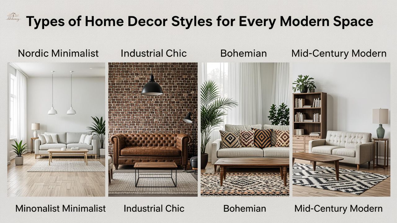 Types of Home Decor Styles for Every Modern Space