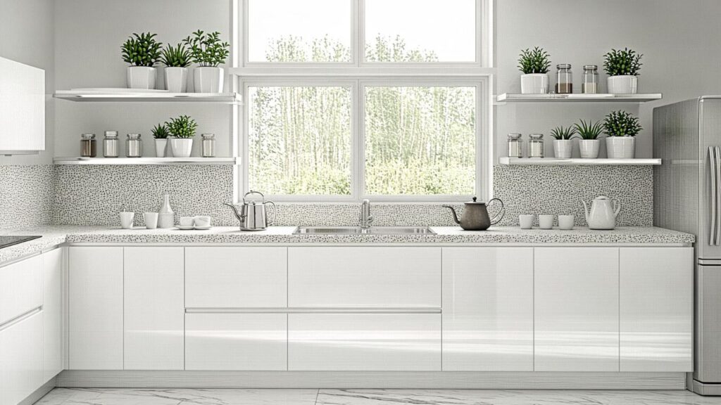 White Cabinets With Quartz Countertops for Stylish Kitchens