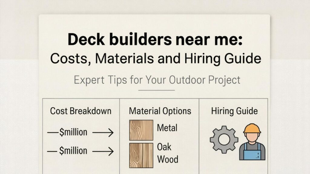 Deck builders near me: Costs, Materials and Hiring Guide