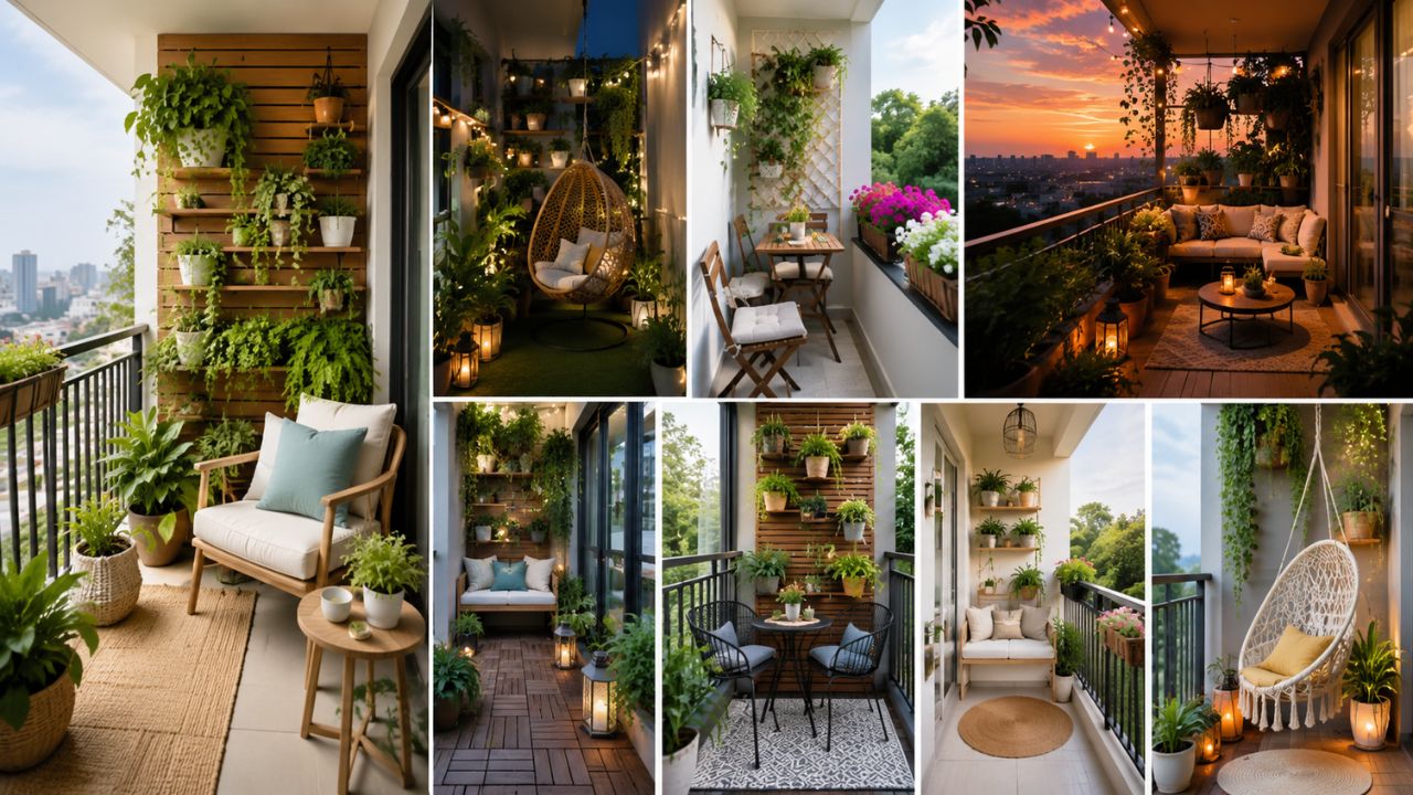 Balcony Design Ideas: 50+ Stunning Balcony Decoration & Small Balcony Ideas for Every Home