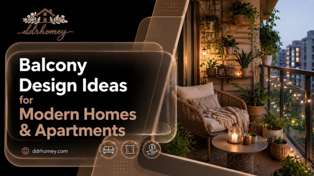 Balcony Design Ideas: 50+ Stunning Balcony Decoration & Small Balcony Ideas for Every Home