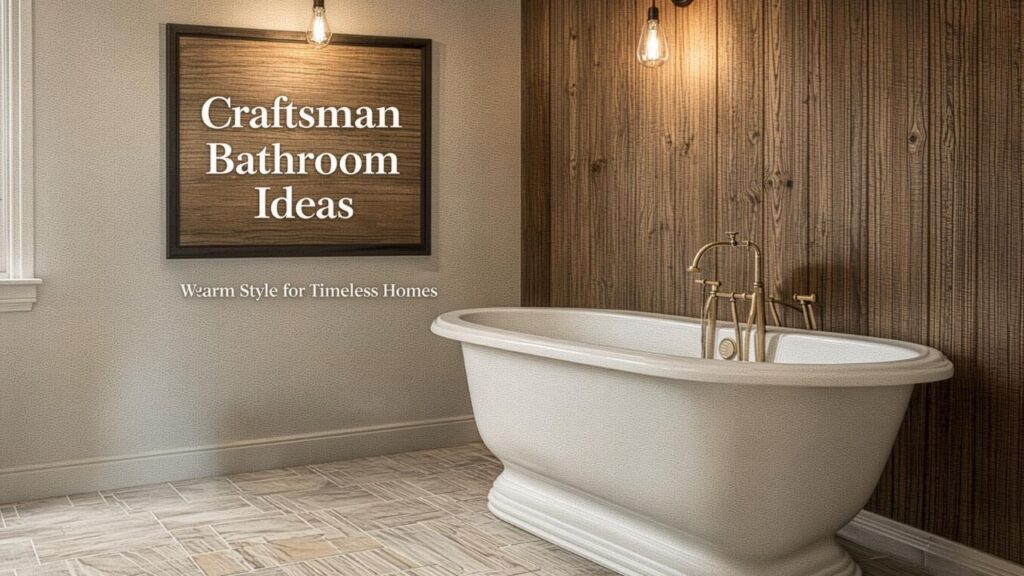 Craftsman Bathroom Ideas: Warm Style for Timeless Homes