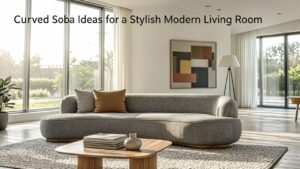 Curved Sofa Ideas for a Stylish Modern Living Room