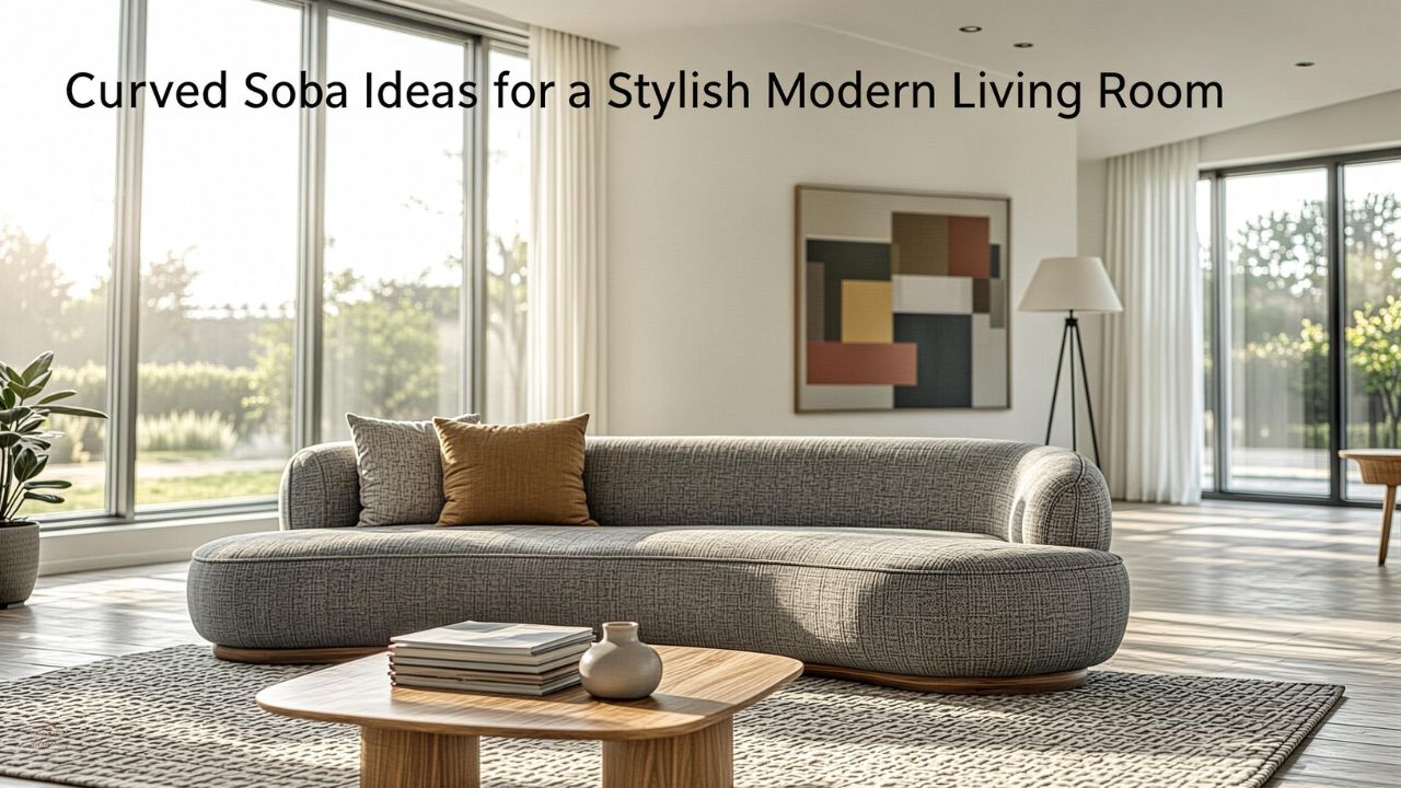 Curved Sofa Ideas for a Stylish Modern Living Room