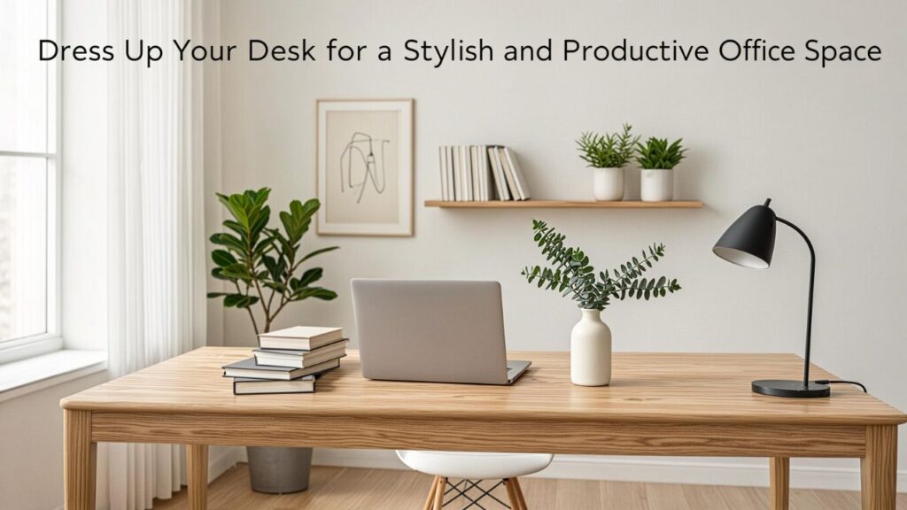 Dress Up Your Desk for a Stylish and Productive Office Space