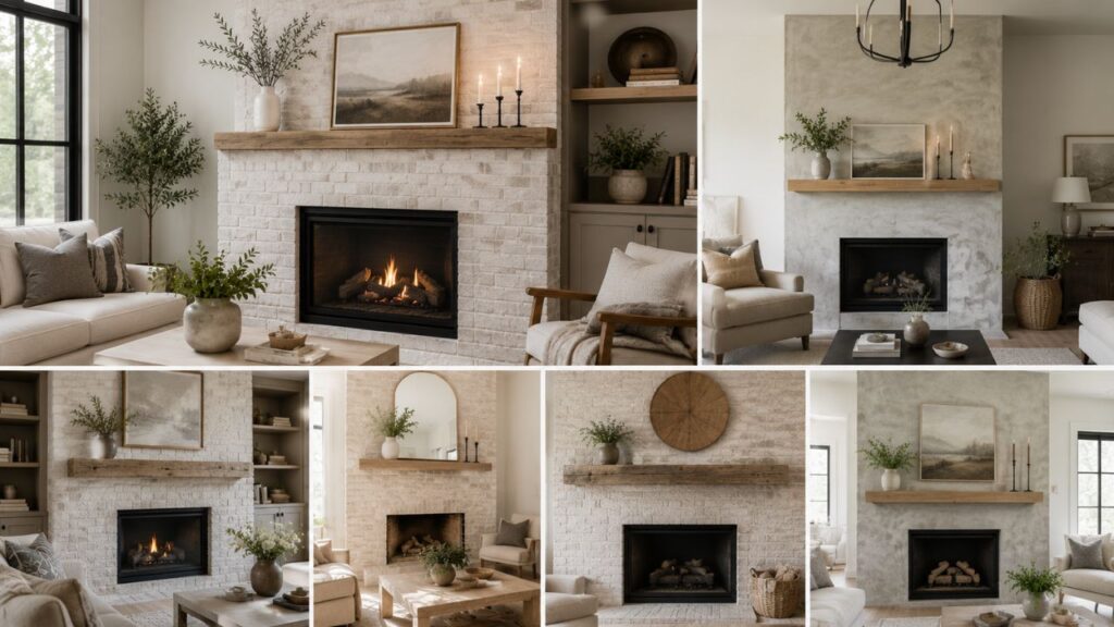 Limewash Fireplace: Transform Brick With This Finish