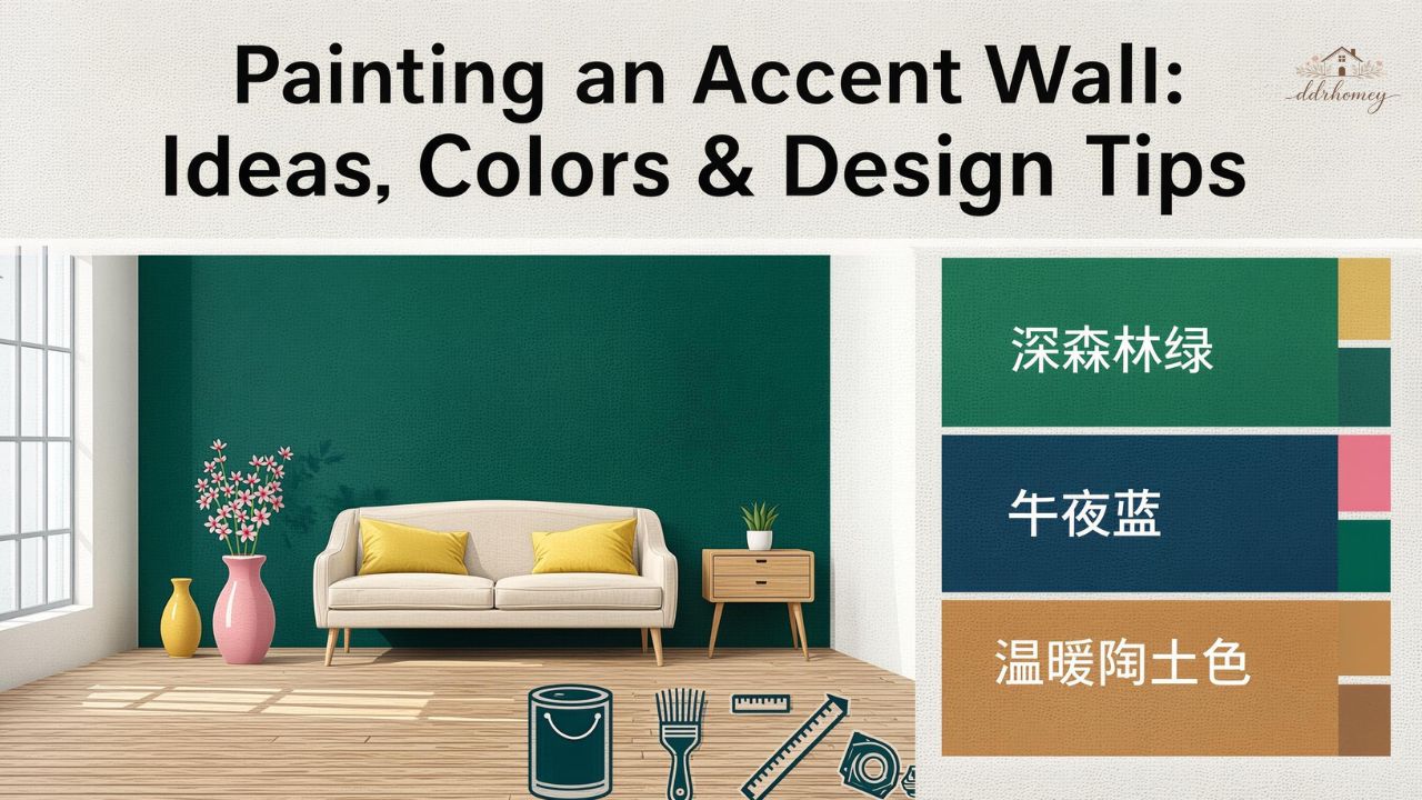 Painting an Accent Wall: Ideas, Colors & Design Tips