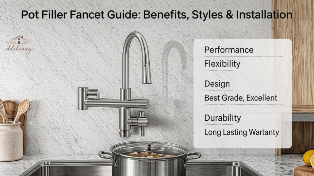 Pot Filler Faucet Guide: Benefits, Styles & Installation