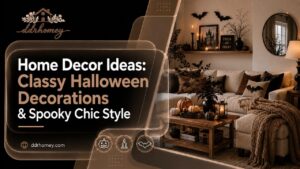 Home Decor Ideas: Classy Halloween Decorations & Spooky Chic Style