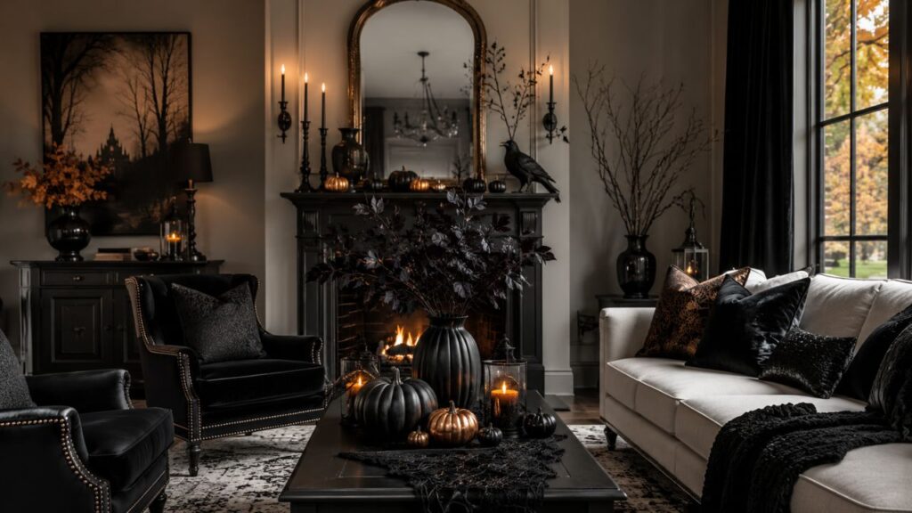 Home Decor Ideas: Classy Halloween Decorations & Spooky Chic Style